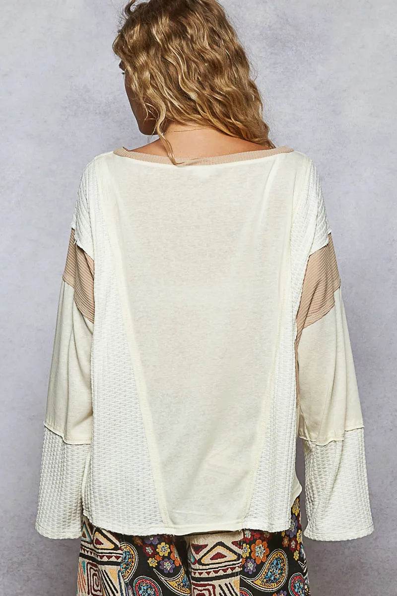 POL Contrast Round Neck Long Sleeve T-Shirt Trendsi 0b9e4db9-e56f-4396-ba73-3ce02a333413-Max-Origin