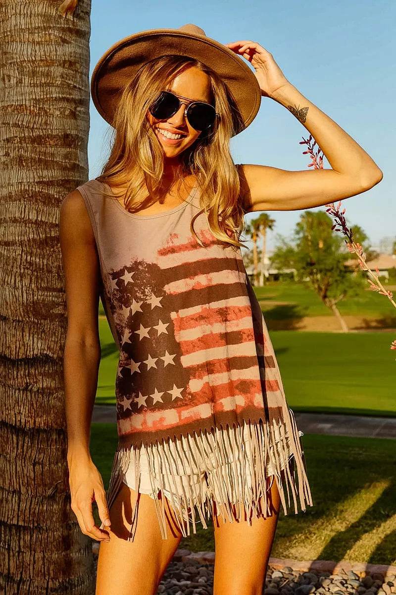 BiBi American Flag Print Knit Sleeveless Top Trendsi 0baa95ec9f964adfb8c0975eb8fa26f9-Max-Origin