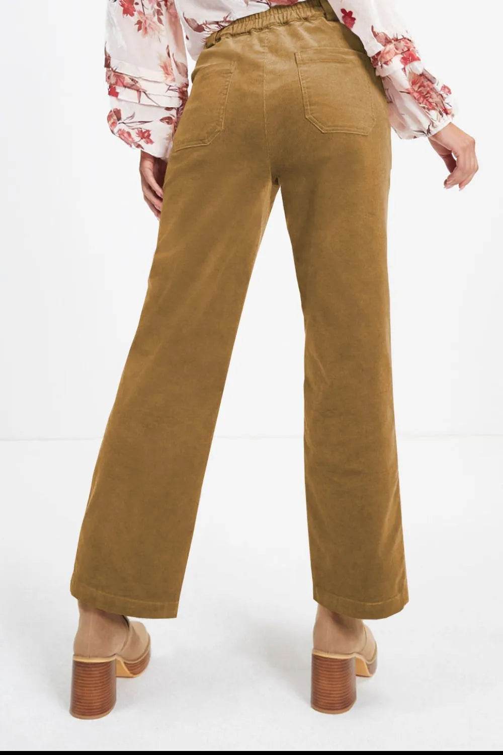 Half Elastic Waist Straight Pants Trendsi 0bc1f1d0-2bf3-4d80-87b3-f9ae58b4f8da-Max