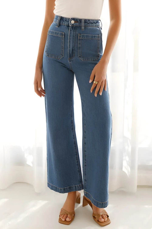 High Waist Bootcut Jeans with Pockets Medium Trendsi 0bfc6fed-7f46-4a1c-83ae-3206f1fa62f5-Max