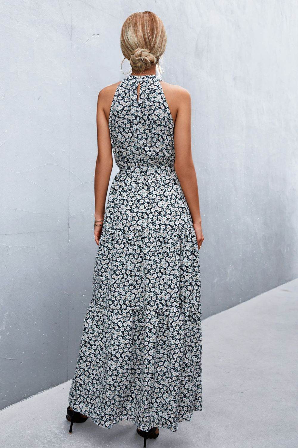 Printed Sleeveless Tie Waist Maxi Dress Trendsi 0c7f2e595959455f91711c4df7cf86c4-Max