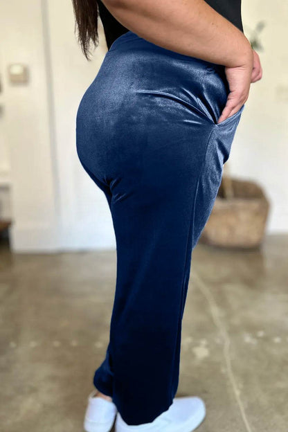 FAM-FAM Pocketed Elastic Waist Joggers Trendsi 0c9b7970-5c7b-42f0-bf52-e921a454234d-Max