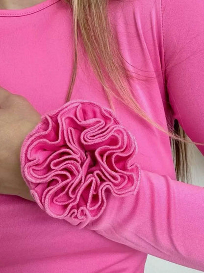 Flower Round Neck Long Sleeve T-Shirt Trendsi 0caab058-5a23-4dee-8362-704cd70e33ff-Max-Origin