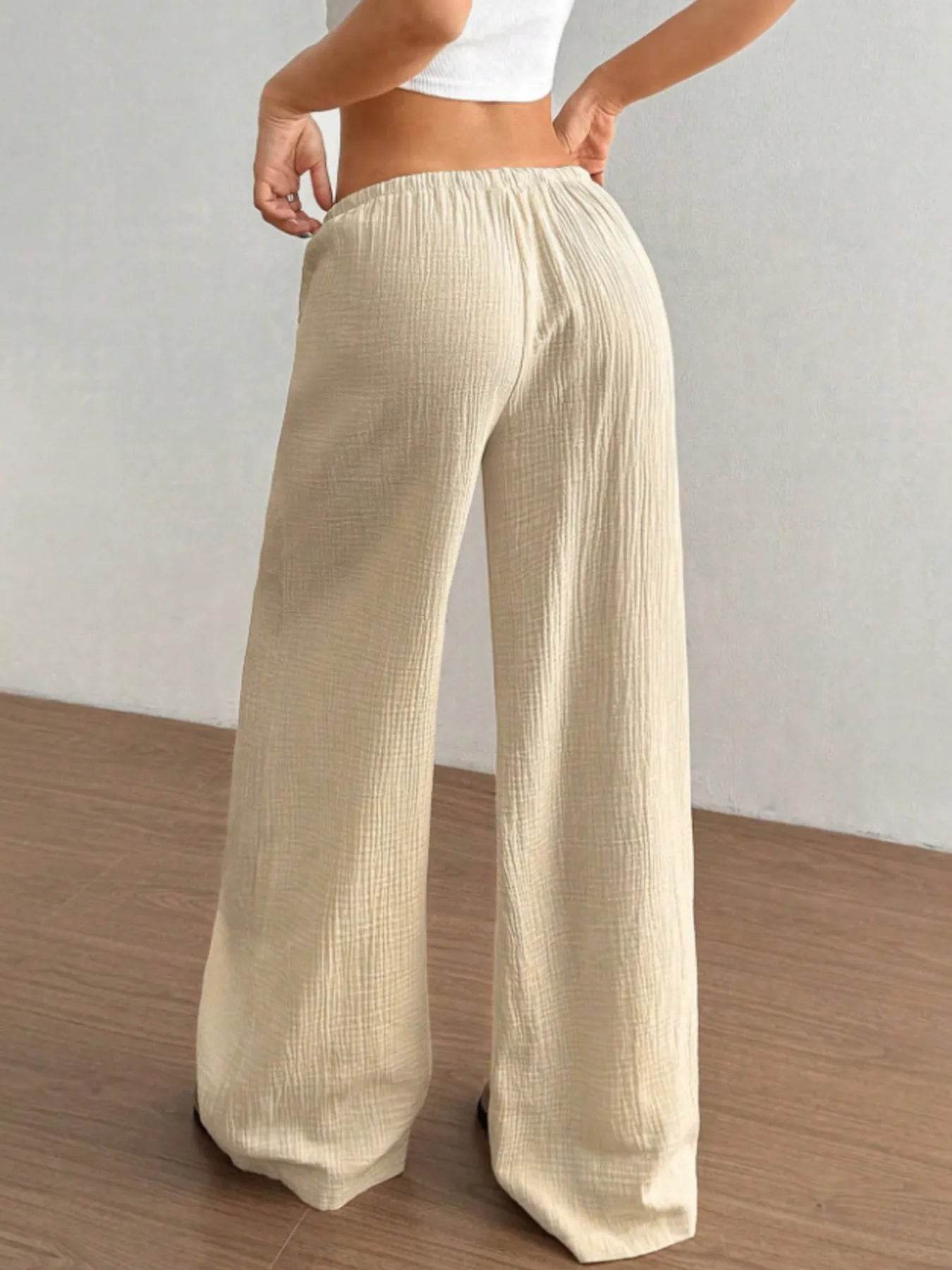 Wide Leg Drawstring Casual Pants Trendsi 0cafa7f2ccd74b78ae3bf8470af98ccc-Max-Origin