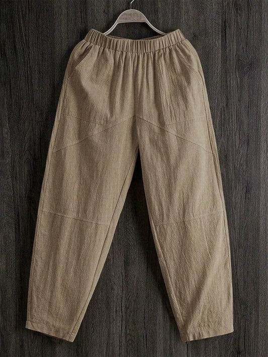 Elastic Waist Pants with Pockets Trendsi 0cb20e86-bfe8-4b3d-9f48-24f08acfdffa-Max