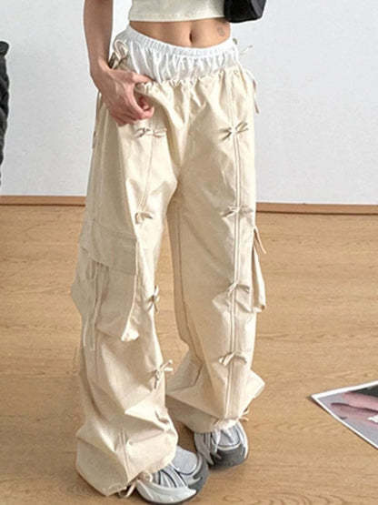 Cargo Wide Leg Pants with Bow Tie Details Trendsi 0d3309be-759a-42df-8eca-161460ed39dc-Max-Origin