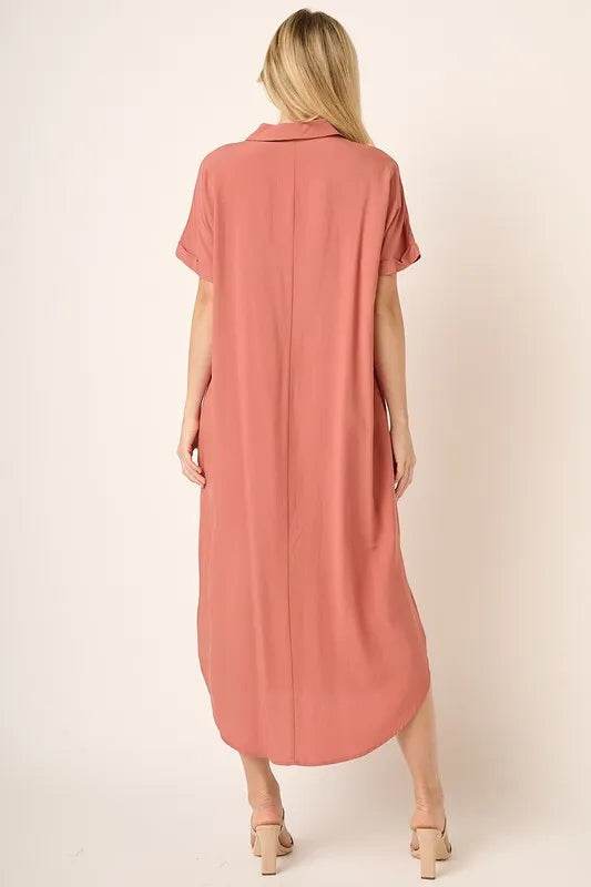 Mittoshop Collared Neck Dolman Short Sleeve Midi Shirt Dress Trendsi 0d6c9c70-8cce-45c3-b137-c251529e289b-Max