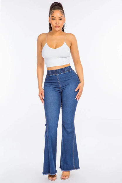 American Bazi High Waist Curvy Flare Jeans Trendsi 0d9f89c5-63ab-4f7a-b7b2-acd9f4d7af2b-Max