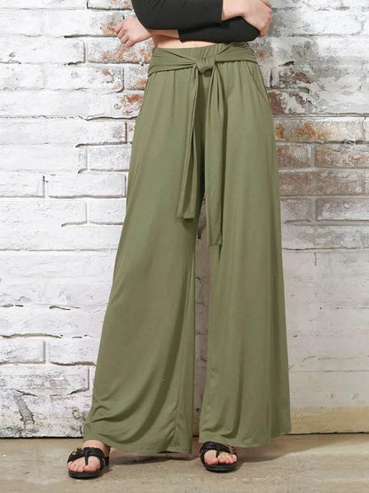 Tied Wide Leg Pants with Pockets Matcha Green Trendsi 0dc9e3f1-f0e3-4af7-8cef-22592b4dbbb7-Max