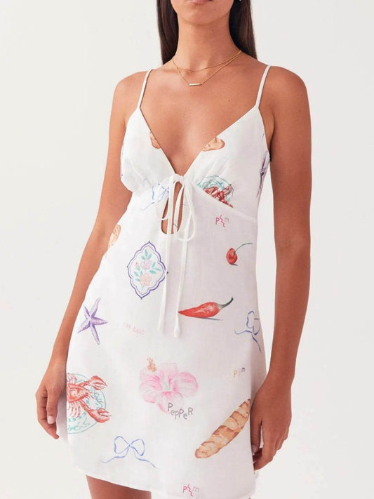 Tie-Front Mini Cami Dress White Print Trendsi 0e534653-210a-4f70-8927-2c4adf0ed5fa-Max-Origin