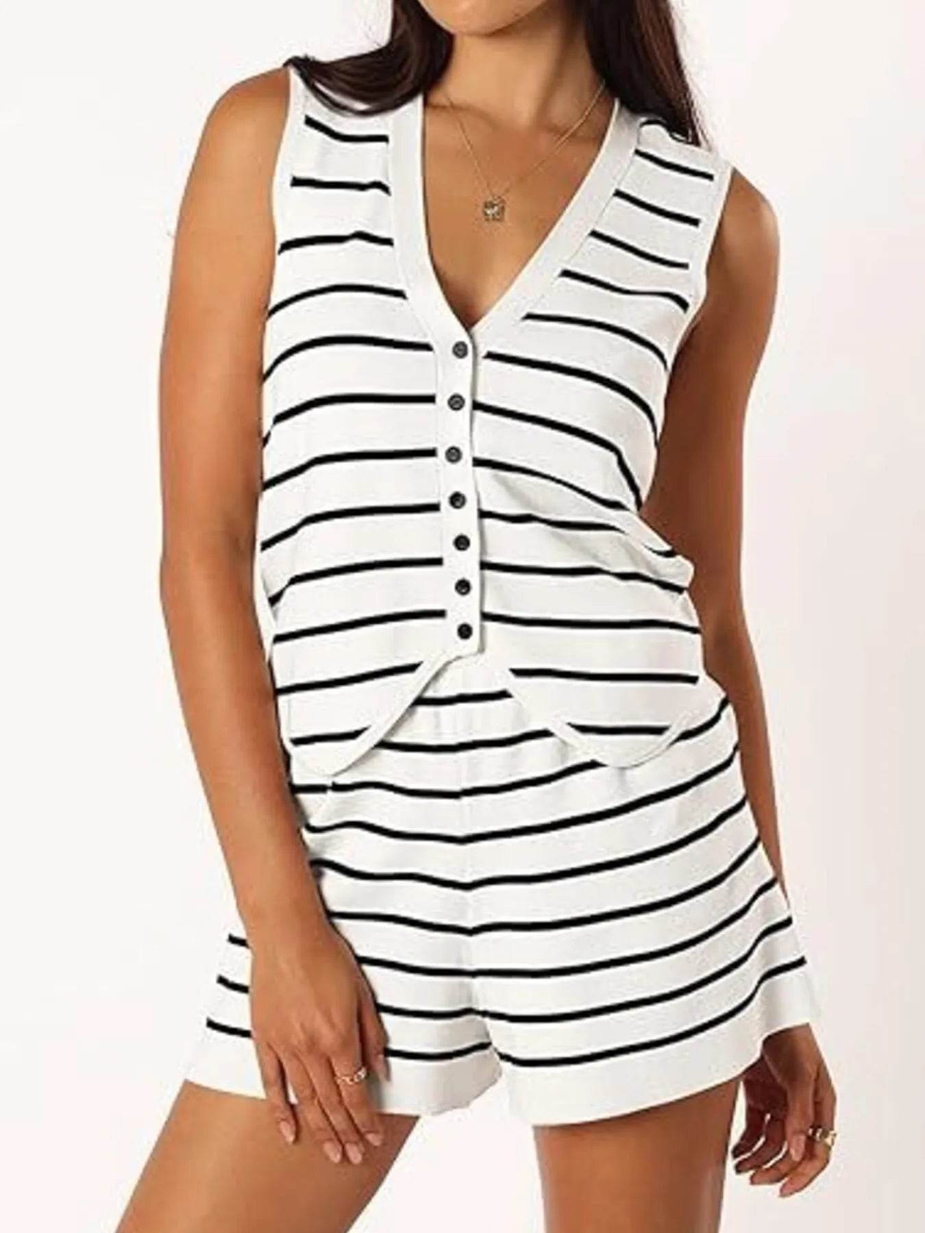 Striped Button-Front Vest and Shorts Set Trendsi 0f0990ea887d41ac829f776de3ca0767-Max-Origin