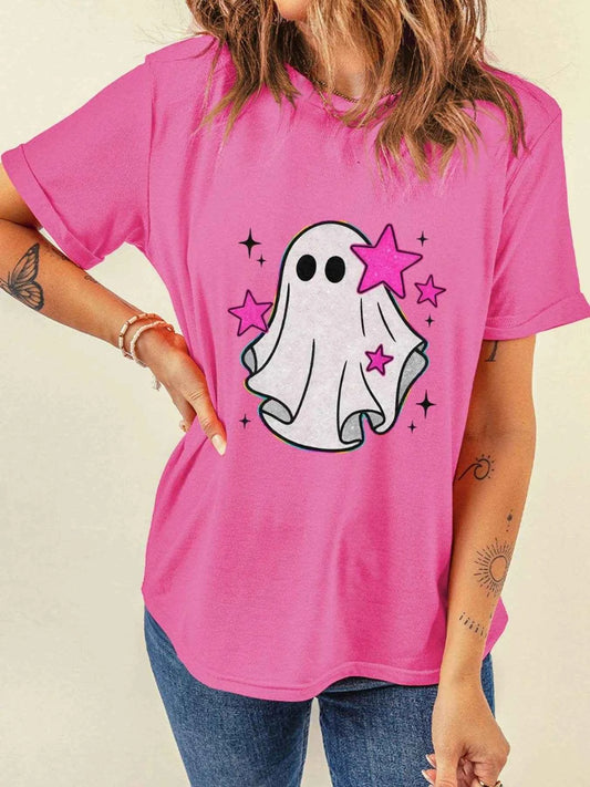 Ghost Graphic Halloween Round Neck T Shirt Trendsi 10153eb7725e4680a19089177e266d01-Max-Origin