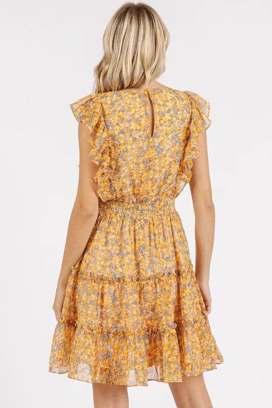 Mittoshop Ditsy Floral Print Ruffle Chiffon Mini Dress Trendsi 106fcbd3-5ccf-471e-a2bc-e8533181293a-Max