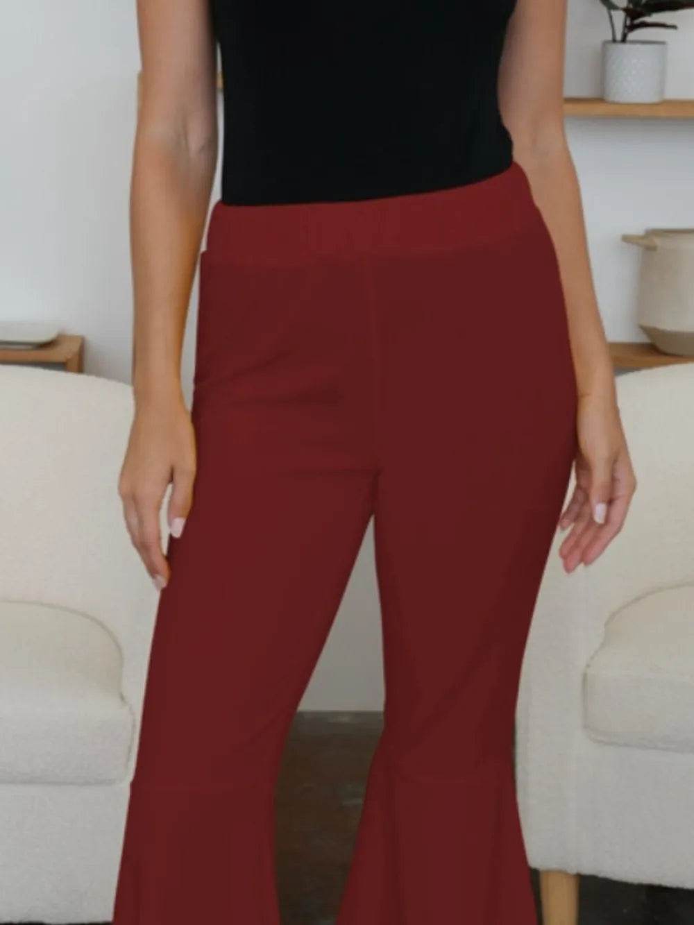 FAM-FAM High-Low Bootcut Pants Trendsi 10d90b61-98fa-4023-baad-ec71376a4095-Max