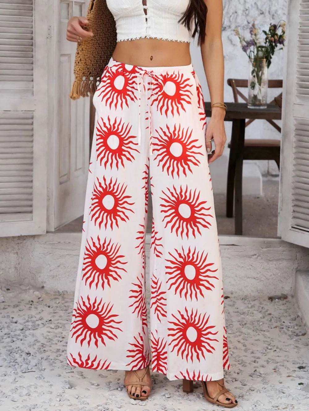 Devine Drawstring Printed Wide Leg Pants Trendsi 10f561f9-2b37-4b5c-8923-05e75b8b2ff4-Max
