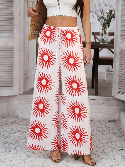 Devine Drawstring Printed Wide Leg Pants Trendsi 10f561f9-2b37-4b5c-8923-05e75b8b2ff4-Max