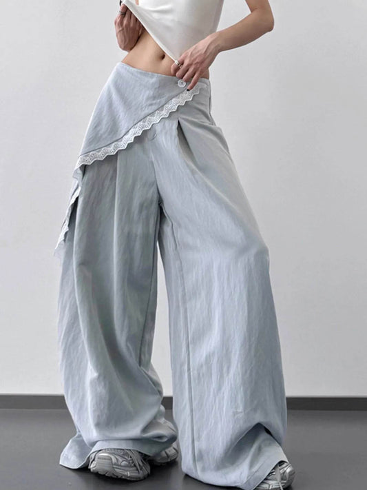 Lace Detail Wide Leg Pants Light Blue Trendsi 11176505-a9b6-4030-8f2e-abb140c947f9-Max-Origin