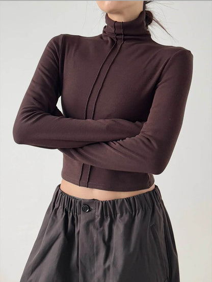 High Neck Long Sleeve Cropped T-Shirt Trendsi 1158a028826c406b94a8416626aec3d0-Max-Origin