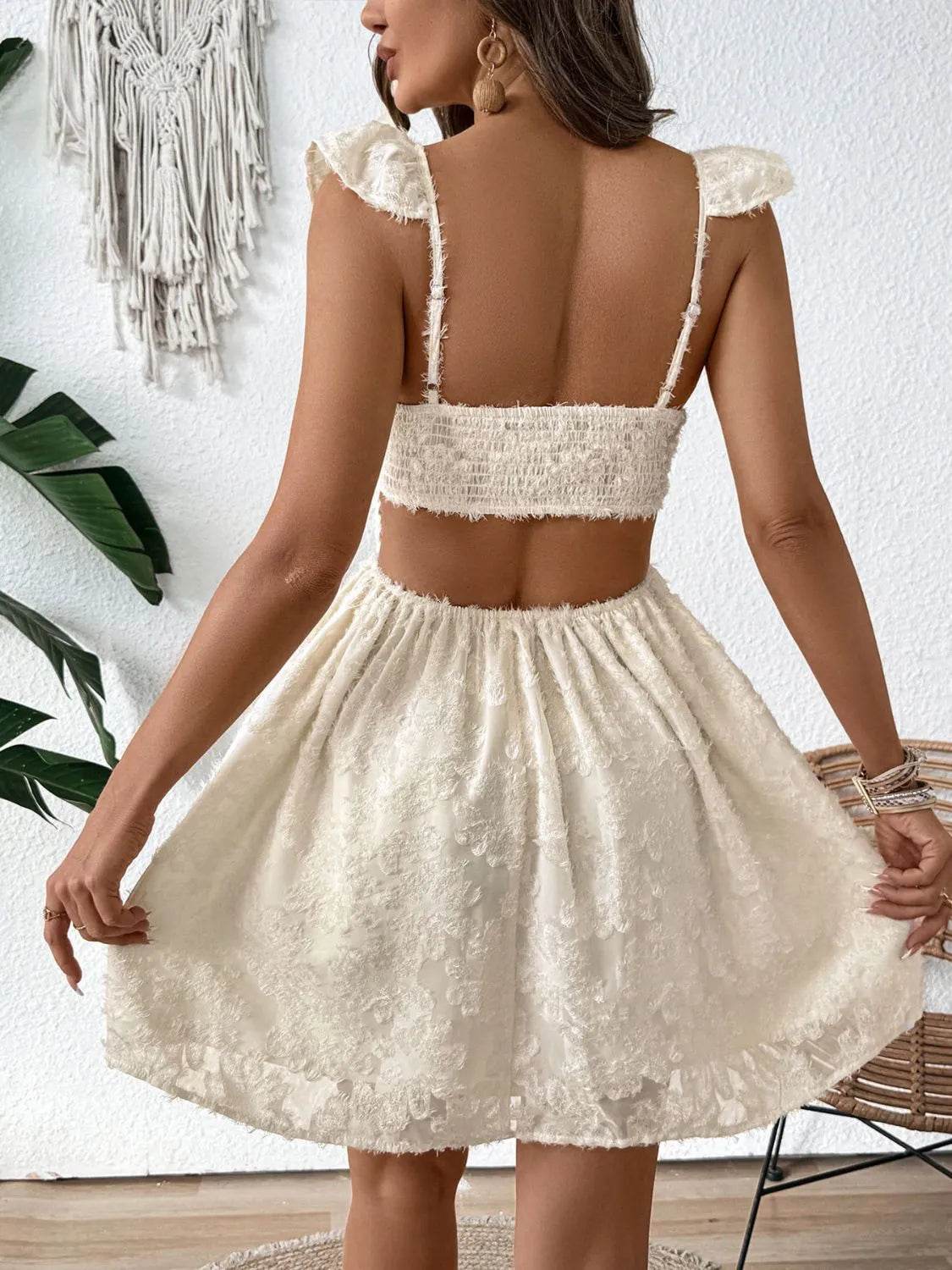 Cutout Cap Sleeve Mini Cami Dress Trendsi 12319f36-118d-42ef-b17d-0a10f2120e47-Max-Origin