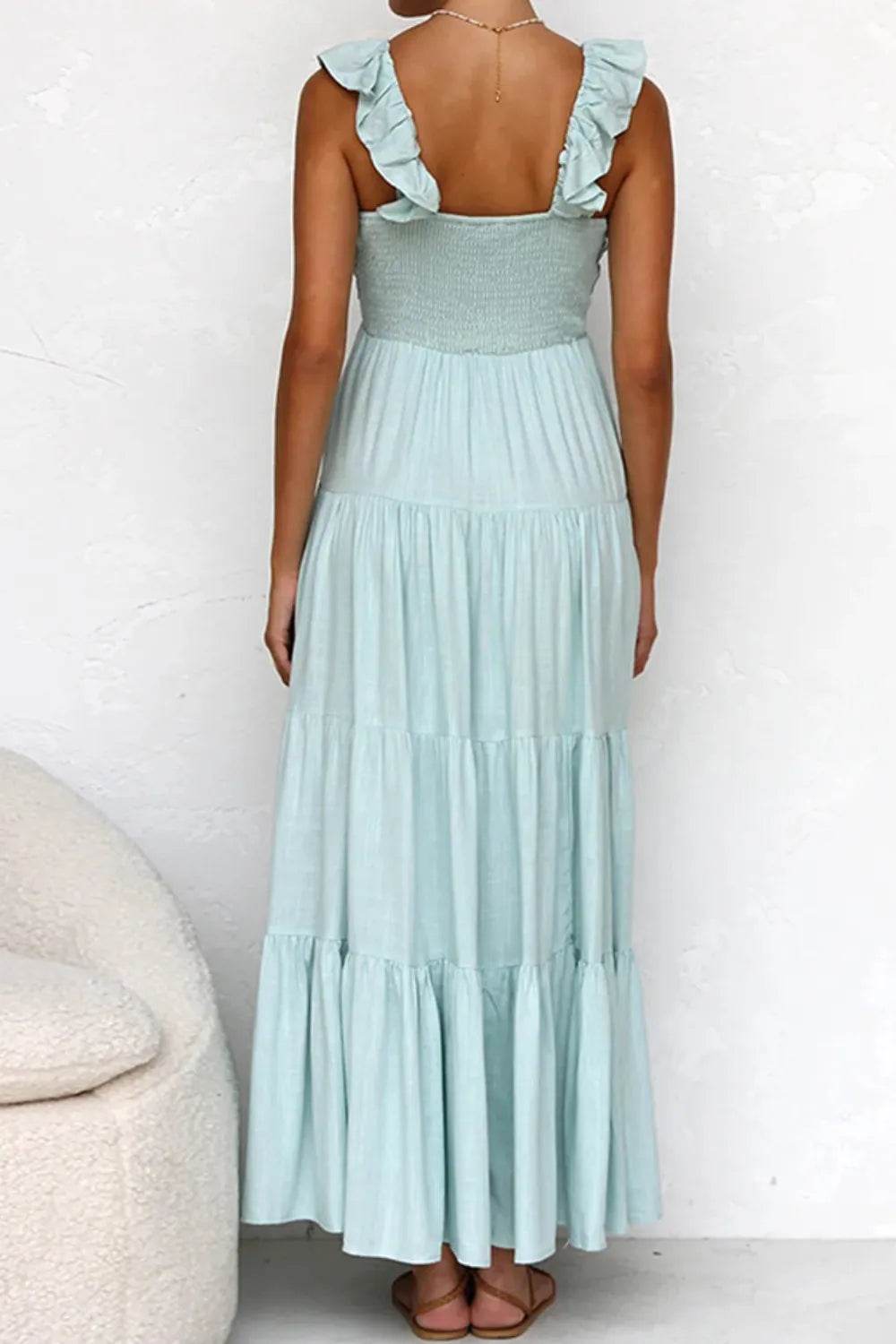 Ruffled V-Neck Tiered Dress Trendsi 1234a73f-6868-4eb9-b38a-2c5832389115-Max-Origin