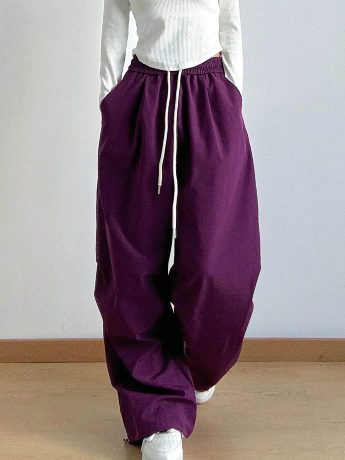 Oversized Wide Leg Drawstring Pants Trendsi 124ff56a-3ce2-40b5-8362-0d630dcfbe0d-Max-Origin