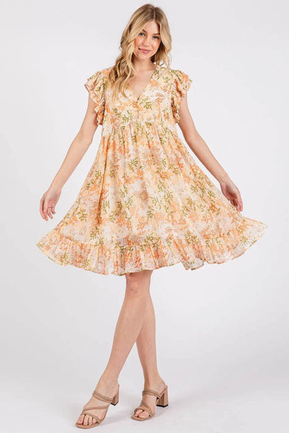 Mittoshop Floral Chiffon Ruffle Short Sleeve Mini Dress Trendsi 126f2115cc02446b90098c122ef44508-Max-Origin