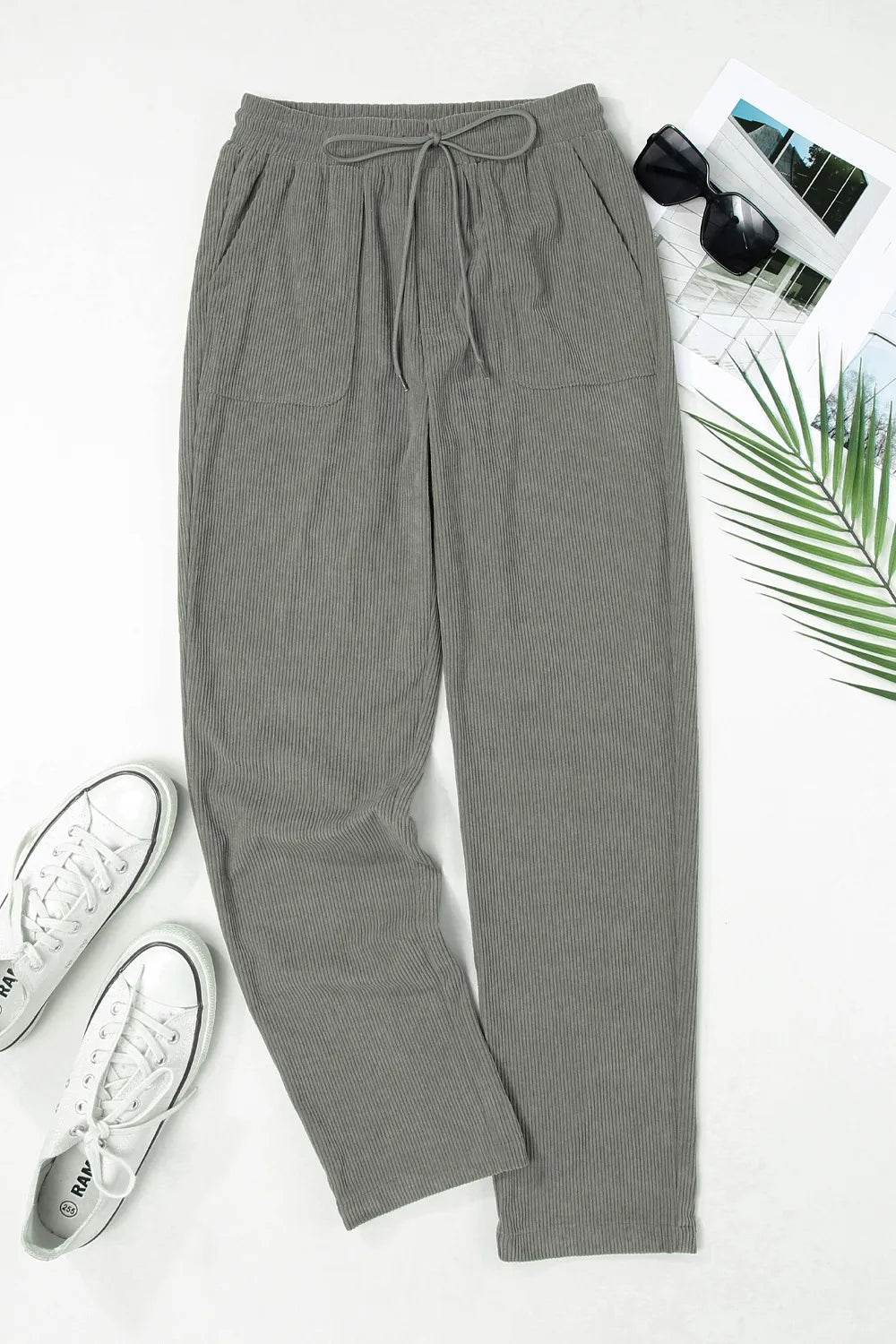Drawstring Straight Pants with Pockets Trendsi 12847abb-d408-4b1e-ba81-10ab909006b2-Max