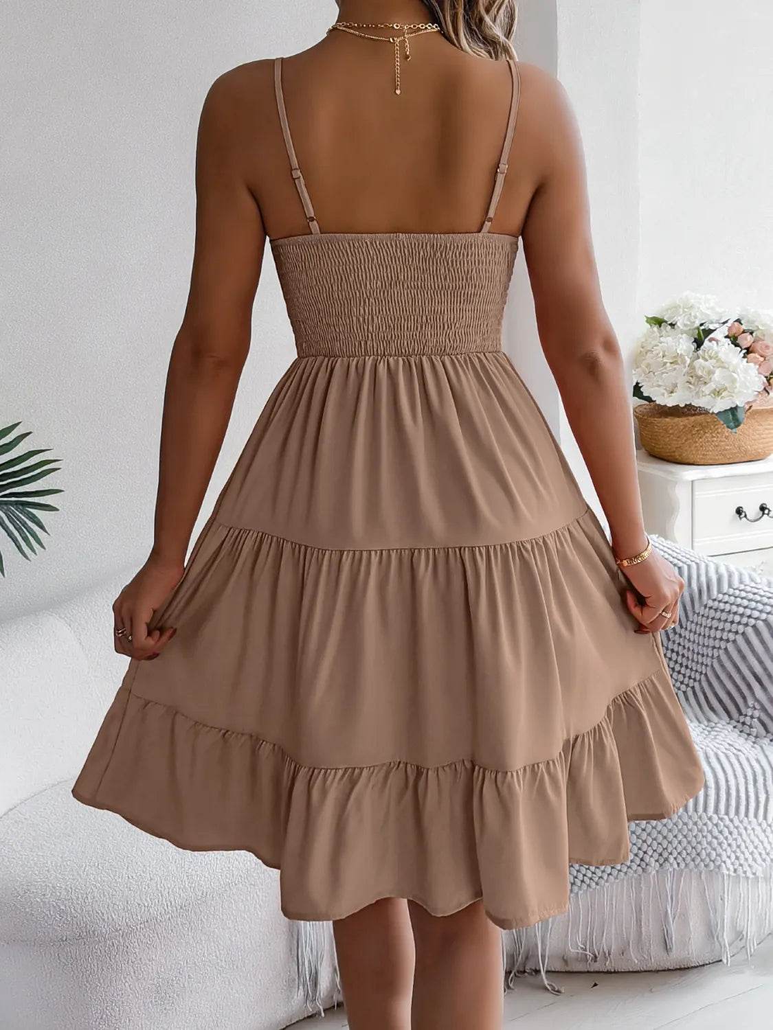 Smocked Back Tiered Cami Dress Trendsi 12886c55-fd80-4da2-9c7c-9c4d27866c3f-Max-Origin