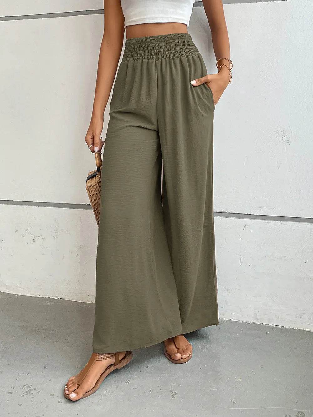 Perfee Wide Leg Pants with Pockets Trendsi 12cdce41-05cd-4ba6-bd42-332317c44b01-Max