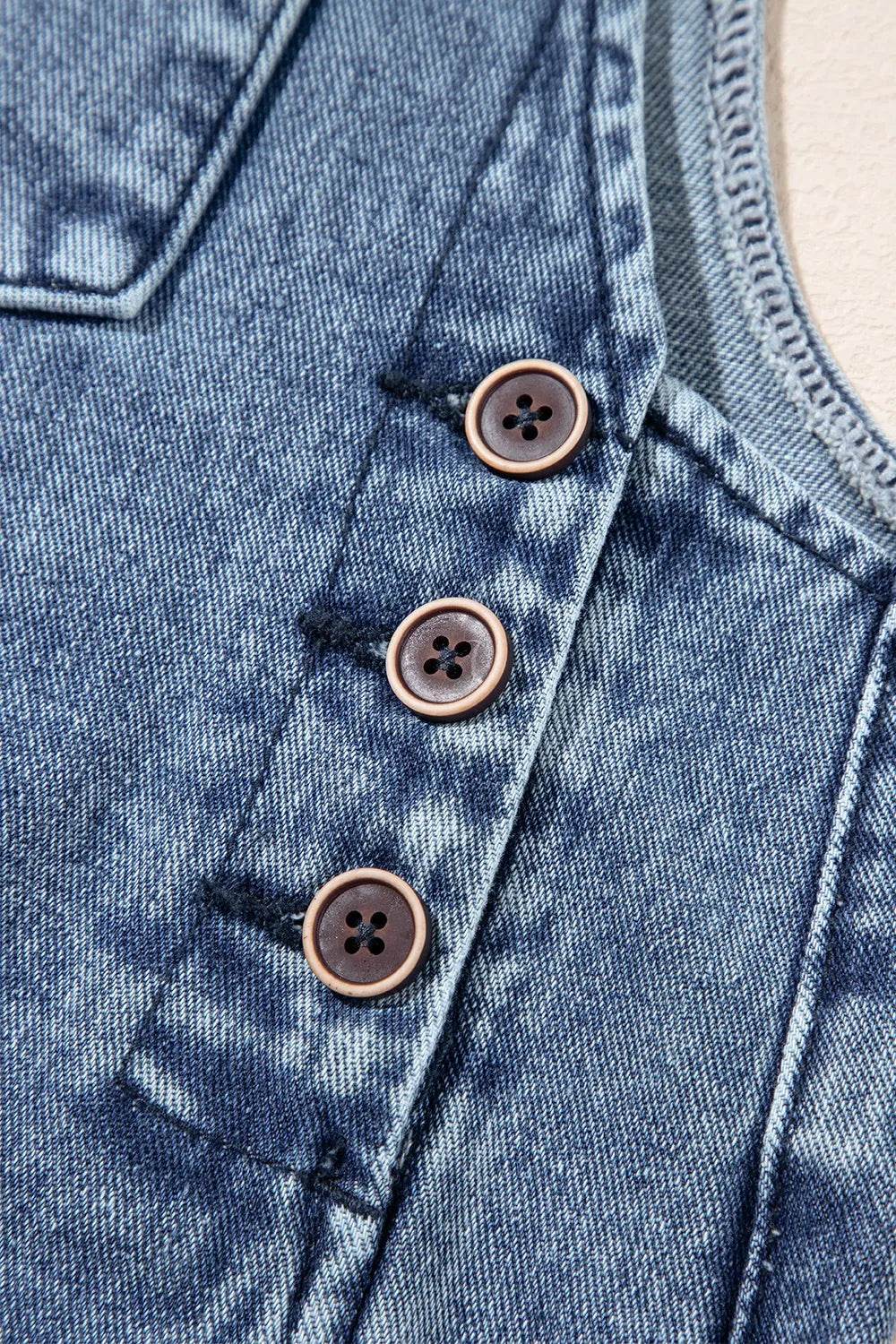 Distressed Bib Pocket Wide Leg Denim Overalls Trendsi 13abde42-f356-4a09-8c7b-019839d775d8-Max-Origin
