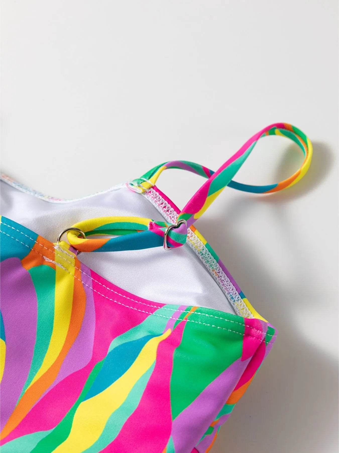 Multicolour Abstract Print Textured Spaghetti Strap High Waist Bikini Set Trendsi 1433902b-5cb1-4535-b409-bf85cd822245-Max-Origin