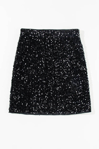 Sequin Mini Skirt Trendsi 143e2c60fd56441eb763e5c434d6039a-Max
