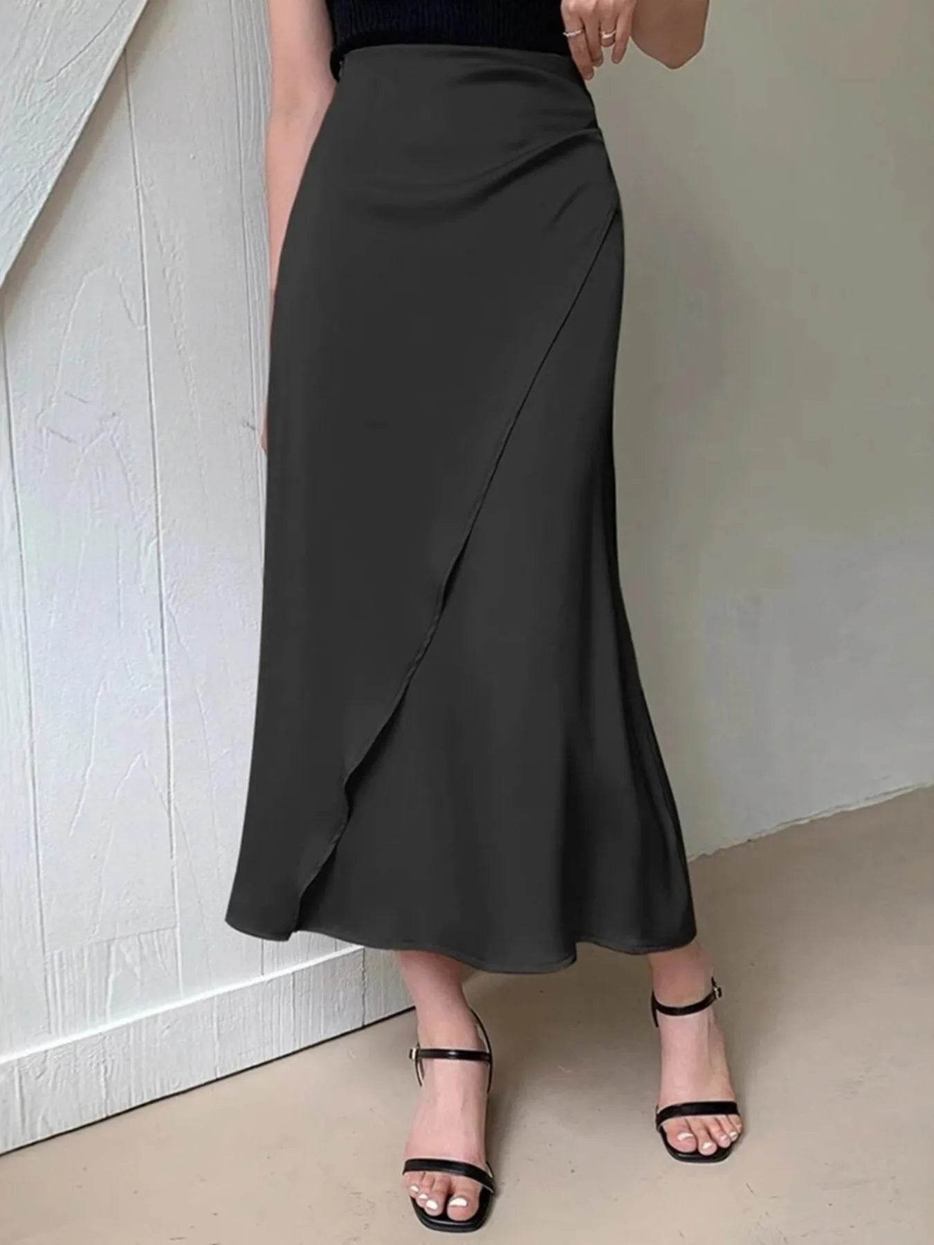 Asymmetric Wrap Midi Skirt with Fluted Hem Black Trendsi 1490ad02f85c479fa9e753410ac15ac3-Max-Origin