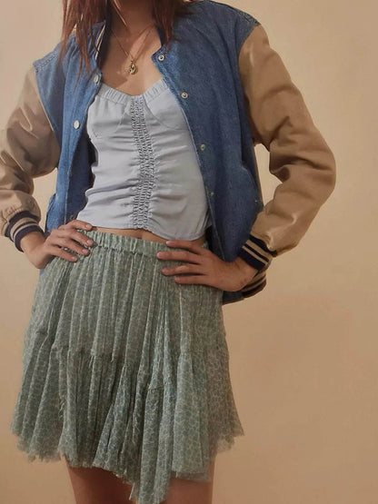 Floral Print Mini Skirt Trendsi 14cfe7bd-083e-4c3f-b9db-67619e352223-Max-Origin