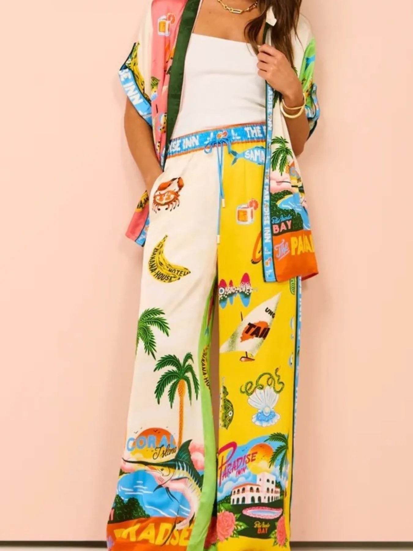 Printed Half Sleeve Shirt and Wide Leg Pants Set Trendsi 14ede2ba-186a-4d42-96dd-ebec6e8d4c57-Max-Origin