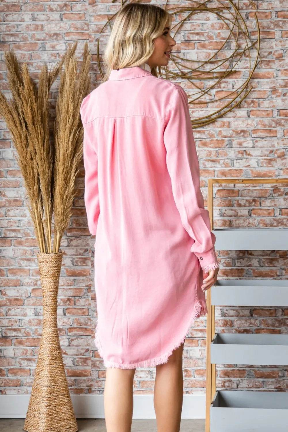 Veveret Button-Up Shirt Dress Trendsi 14f2746d-4e7d-4806-b1f8-4d7175a72fe4-Max