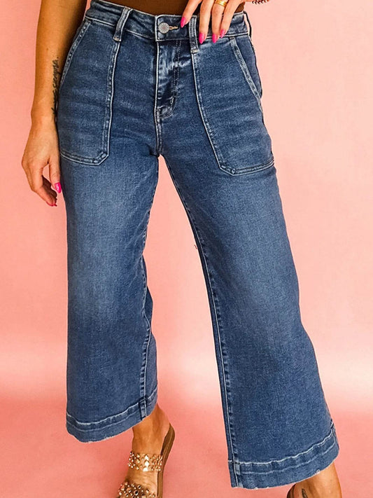 Cropped High Rise Wide Leg Jeans Ashleigh Blue Trendsi 15ab3c3bb2344b9f9c8e9fac682b6d1b-Max-Origin