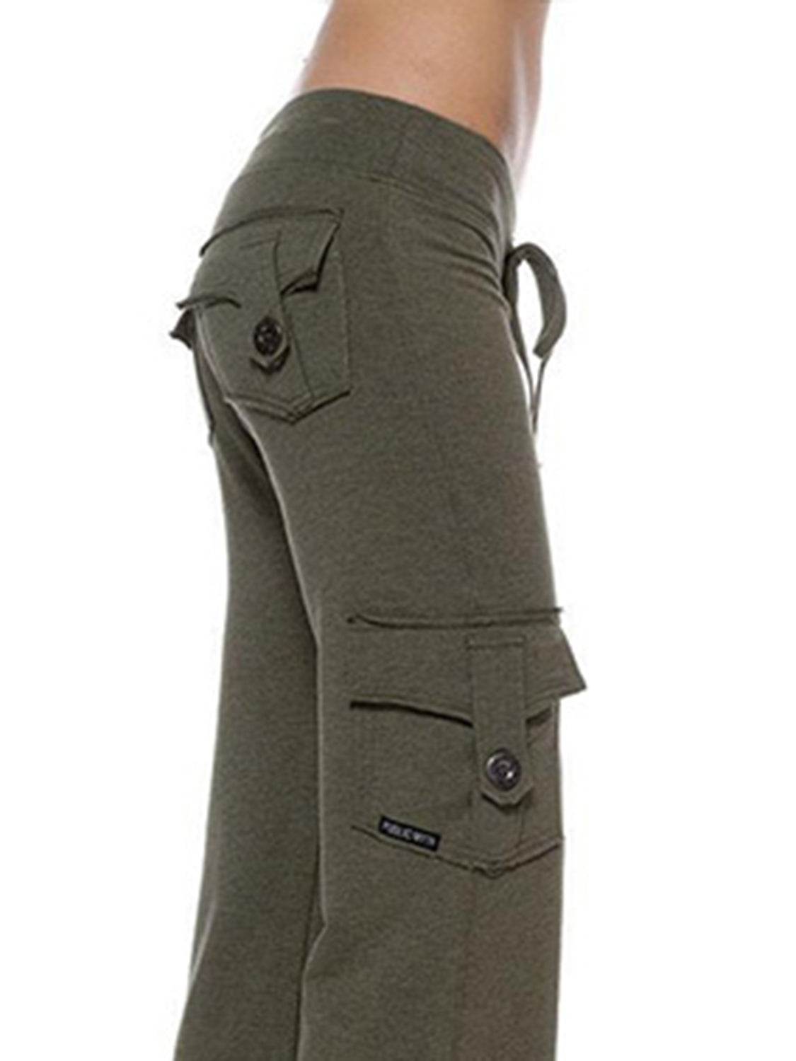 Mid Waist Pants with Pockets Trendsi 15d2a3e4d5ea424d89bce120469268d2-Max