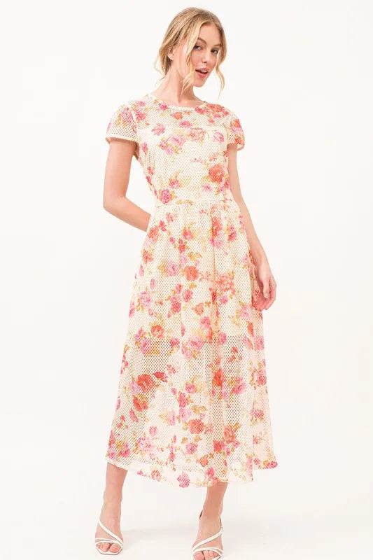 And The Why Fish-Net Floral Printed Midi Dress Multi Trendsi 15d7555faf7445e2a8d006cbd17e76af-Max-Origin