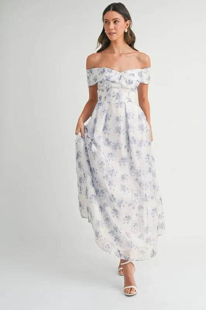 MABLE Floral Printed Off Shoulder Maxi Dress Trendsi 16346497c0854fa486a6848c2cfc7883-Max-Origin