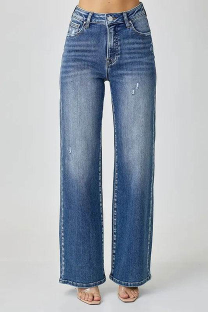 RISEN High Waist Jeans with Pockets Trendsi 1774349c-bf34-40f6-a976-ac2e62815585-Max