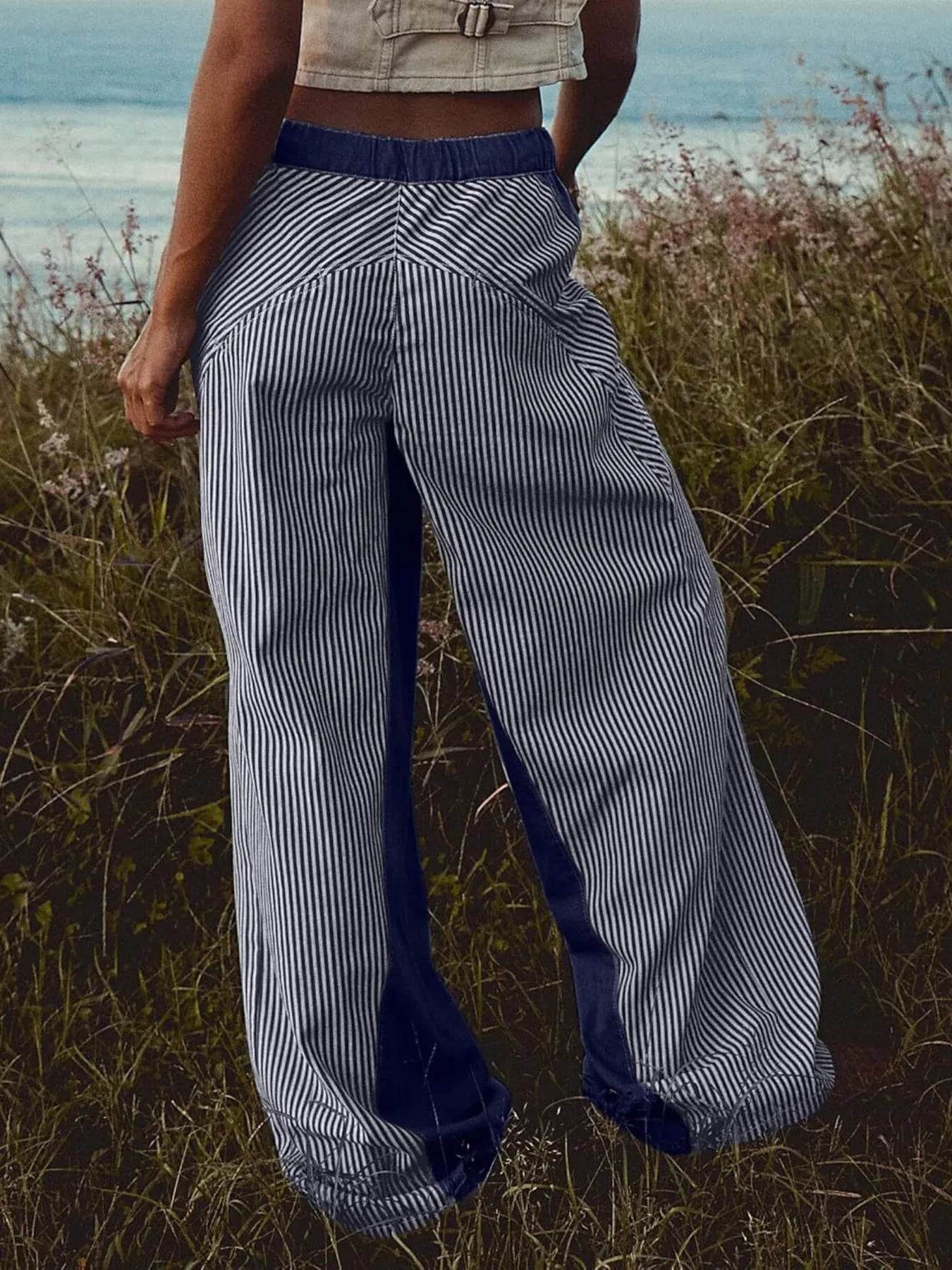 Striped Wide Leg Jeans Trendsi 17823ee7c57b46aa837866a6f442ce6a-Max-Origin