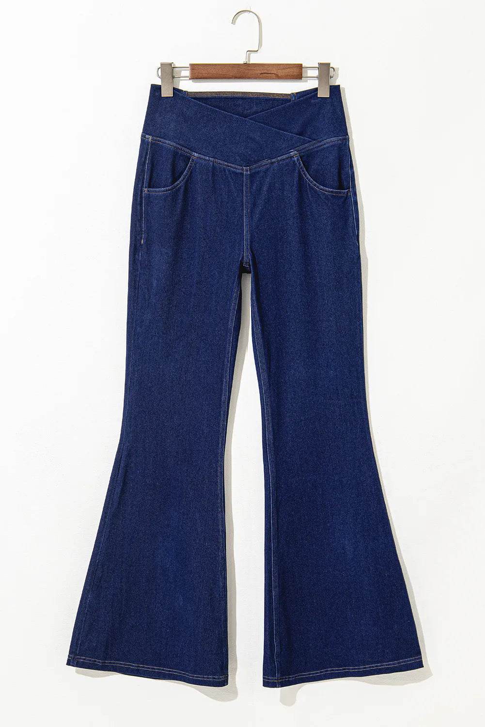 Asymmetric Waist Flare Jeans Trendsi 17a7d19a-2c6c-4cb2-a5bd-a8fec7365953-Max