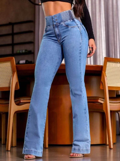 High Rise Bootcut Jeans Light Trendsi 1813aa5f-b986-49e7-96bd-03a851ea43fa-Max-Origin
