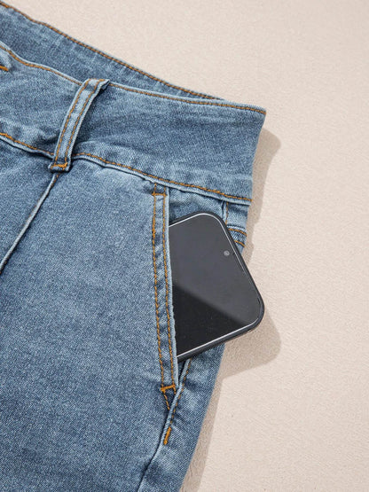 High-Waisted Flare Jeans with Seam Detail Trendsi 183c1a592d824fb6bc7943454d94684b-Max-Origin