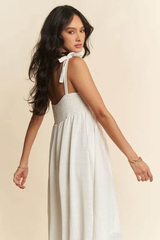 Davi & Dani Smocked Sleeveless Maxi Cami Dress Trendsi 1888ae77f9164deebba0ade0f779350e-Max-Origin