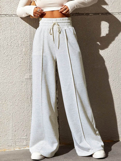 Honey Drawstring Elastic Waist Wide Leg Pants White Trendsi 188cfa5d-373e-4b82-8c65-ee0a1d126c12-Max