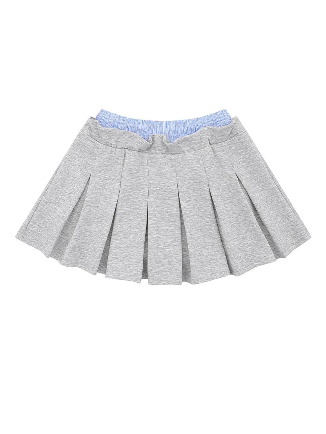 Drawstring Pleated Mini Skirt Trendsi 18993c3e-9690-481d-b690-150b865aa7cc-Max-Origin