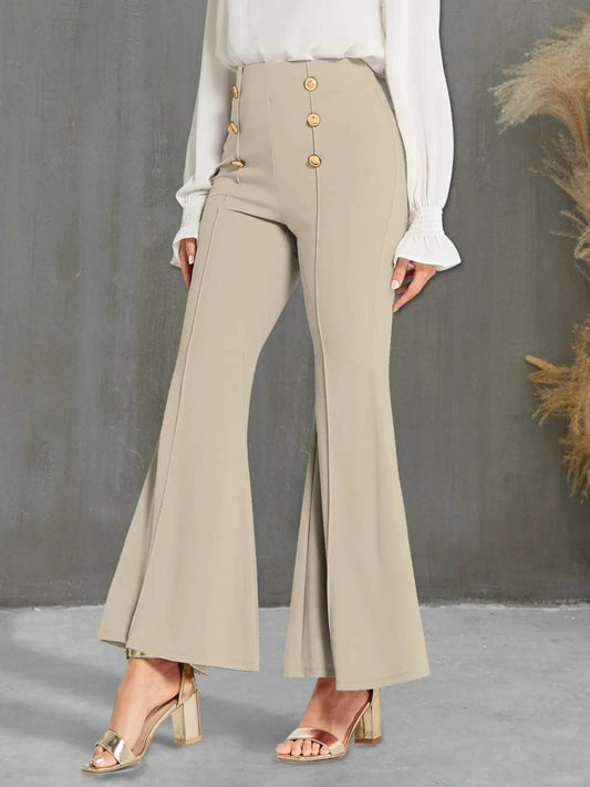 High Waisted Flare Pants Tan Trendsi 18b9e73b43104e4691e8a4cfd3406b74-Max-Origin