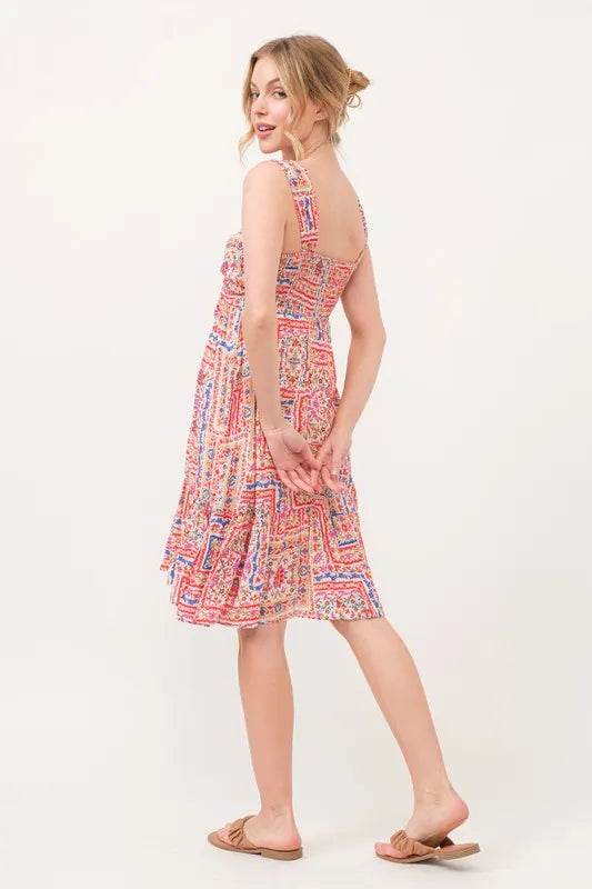 And The Why Tied Front Smocked Back Tiered Boho Printed Dress Trendsi 191b880e80534a1498621a3b3e05228c-Max-Origin